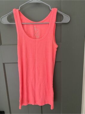 GAP Neon Pink Ribbed Tank Top - Women's